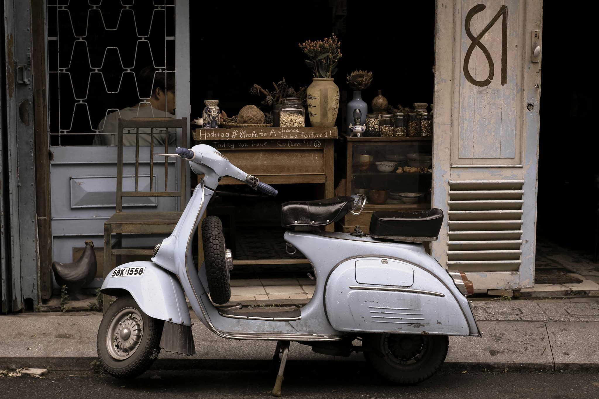 Used Vespa scooter inspected in Perth